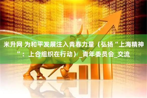 米升网 为和平发展注入青春力量（弘扬“上海精神”：上合组织在行动）_青年委员会_交流