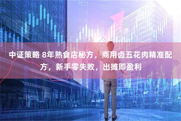 中证策略 8年熟食店秘方，商用卤五花肉精准配方，新手零失败，出摊即盈利