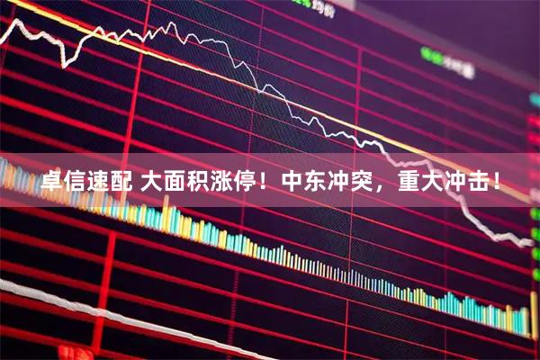 卓信速配 大面积涨停！中东冲突，重大冲击！